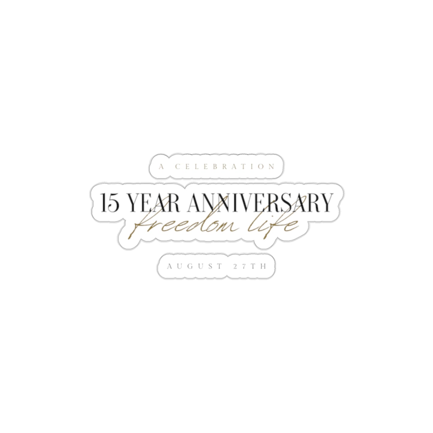 FLC 15 Year Anniversary Sticker!
