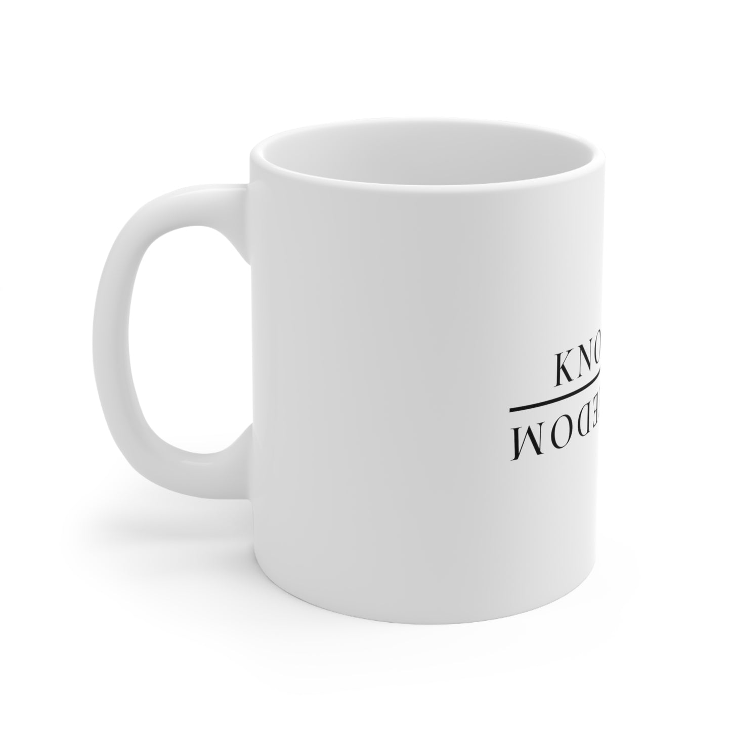 Know God, Find Freedom Mug.