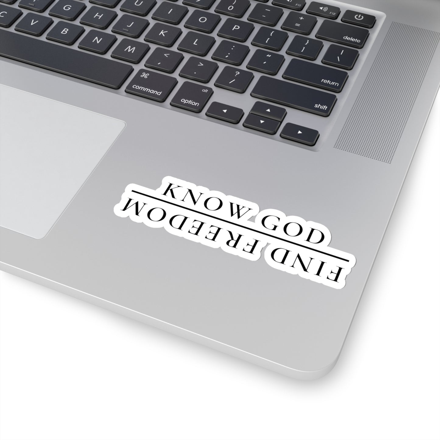 Know God, Find Freedom Sticker.